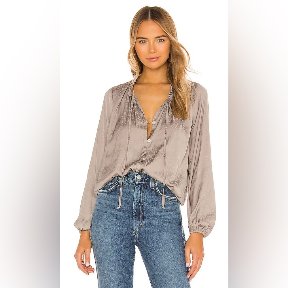 SHOW ME YOUR MUMU - Alicia Tunic ~ Taupe Speckle Dot